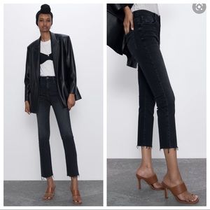 Zara High Rise Slim Jeans